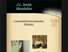 Tablet Screenshot of jlsmithmandolins.com